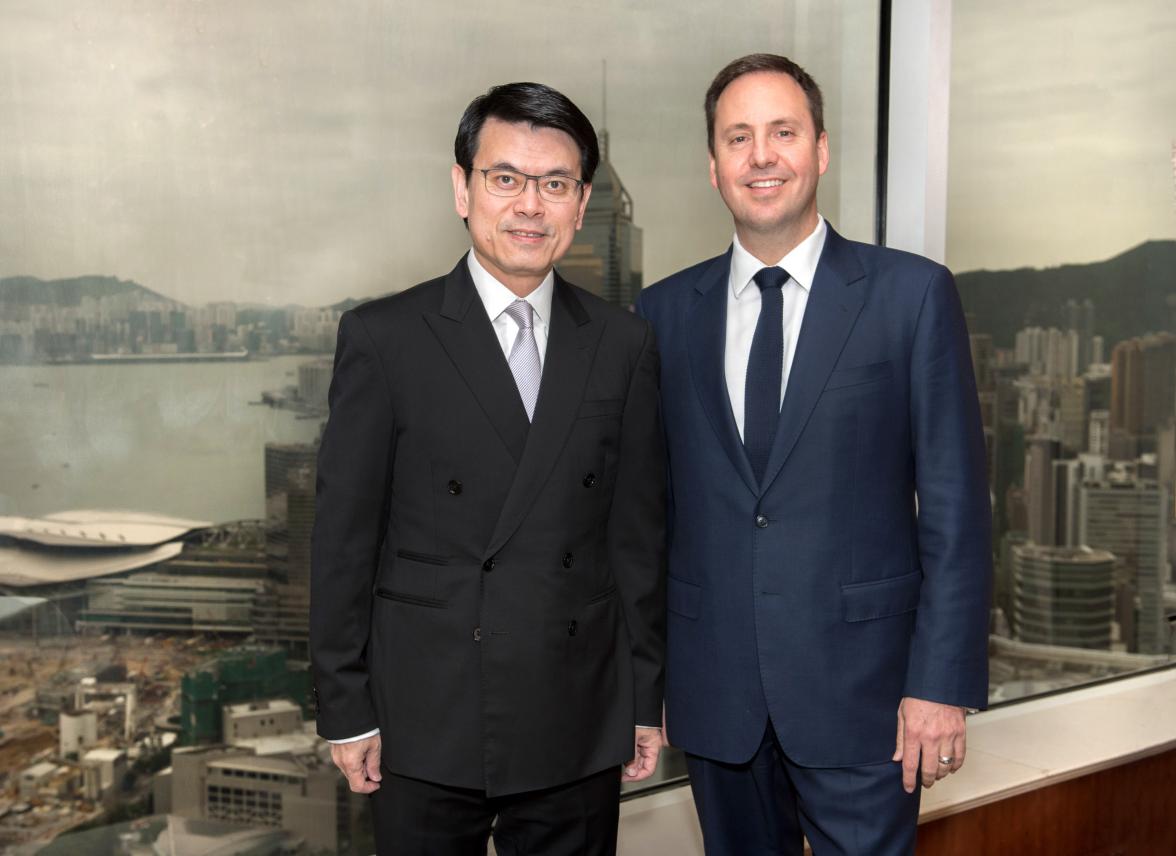 Minister Stephen Ciobo visits Hong Kong