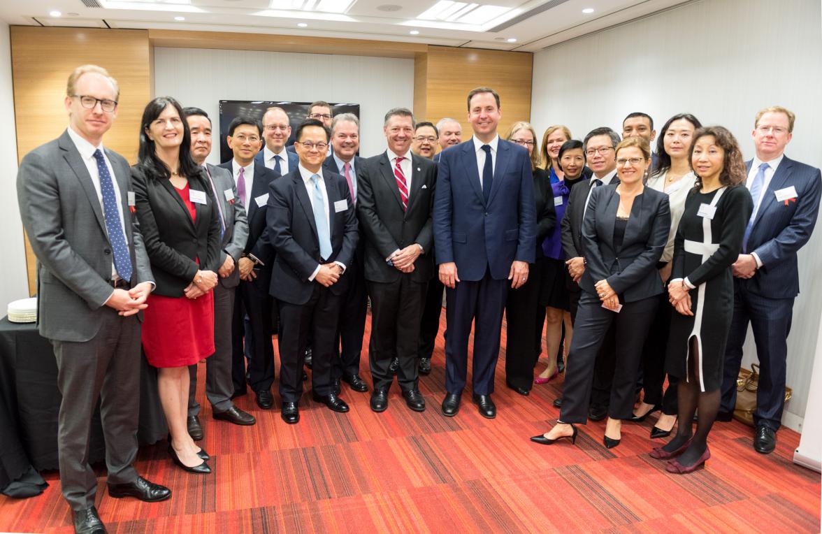 Minister Steven Ciobo meets with Austcham Hong Kong