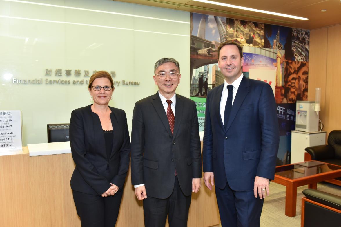 Minister Steven Ciobo meets with Austcham Hong Kong