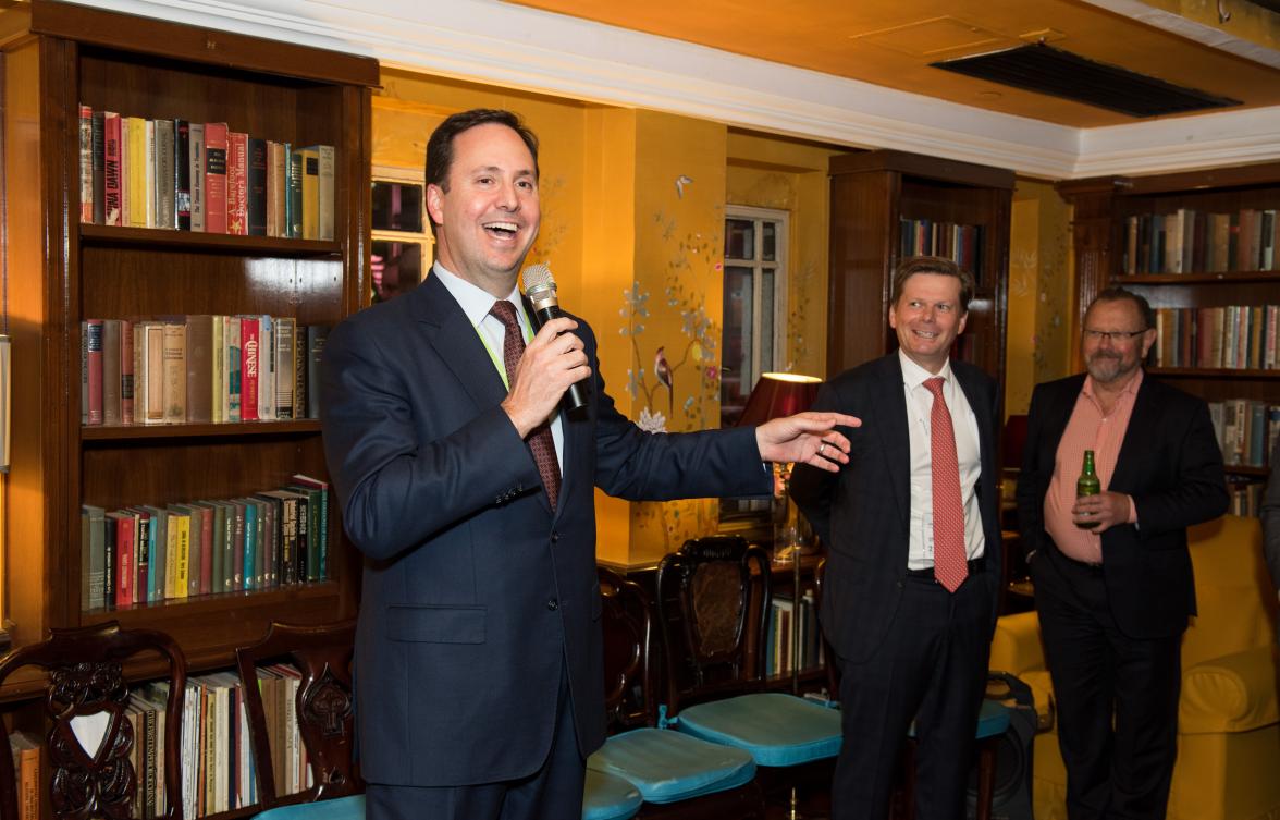 Minister Steven Ciobo at the Credit Suisse Australian dinner