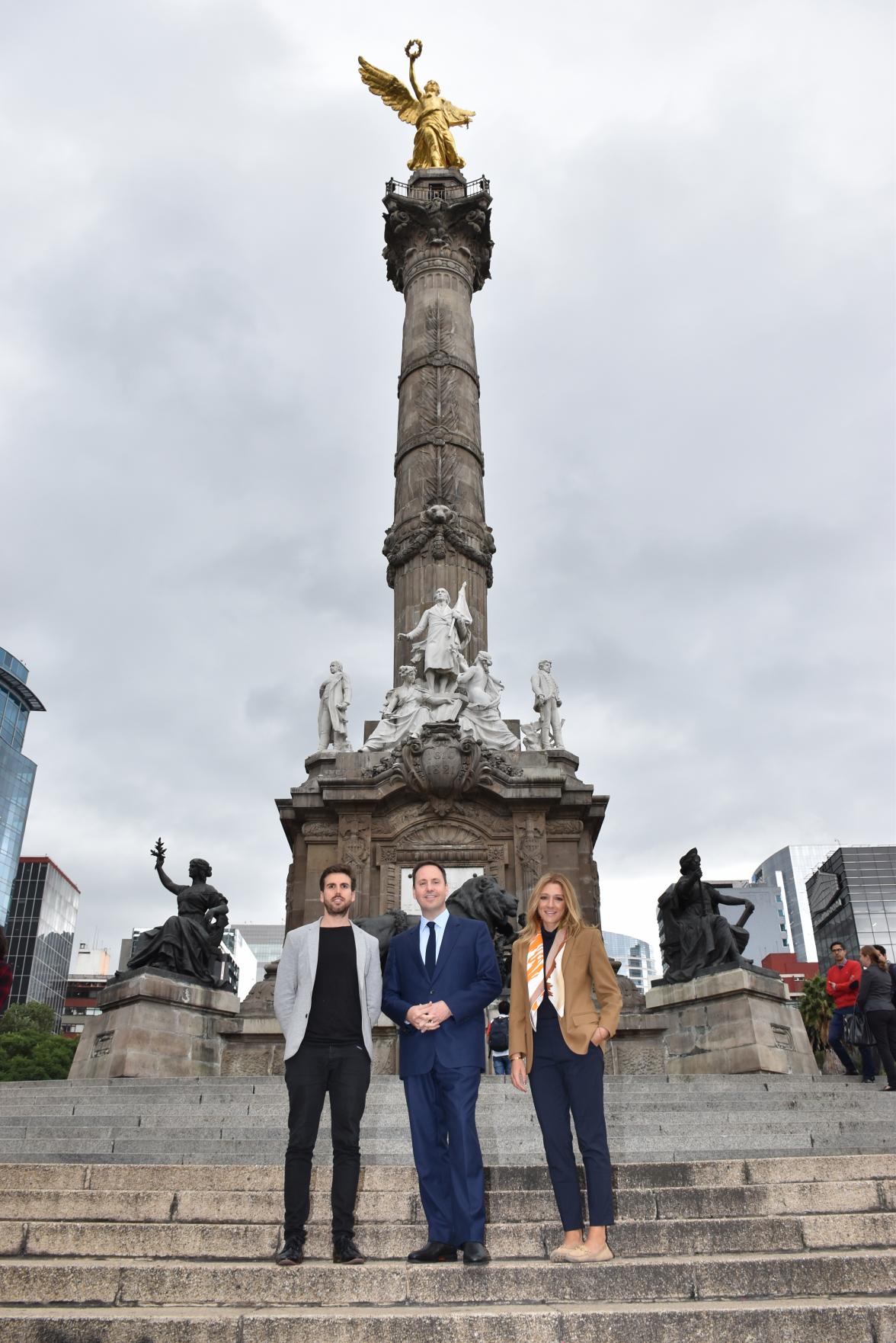 CEO of Gruma, Juan Gonzalez Moreno; Minister Ciobo and Director General of AMEXCAP, Maria Ariza