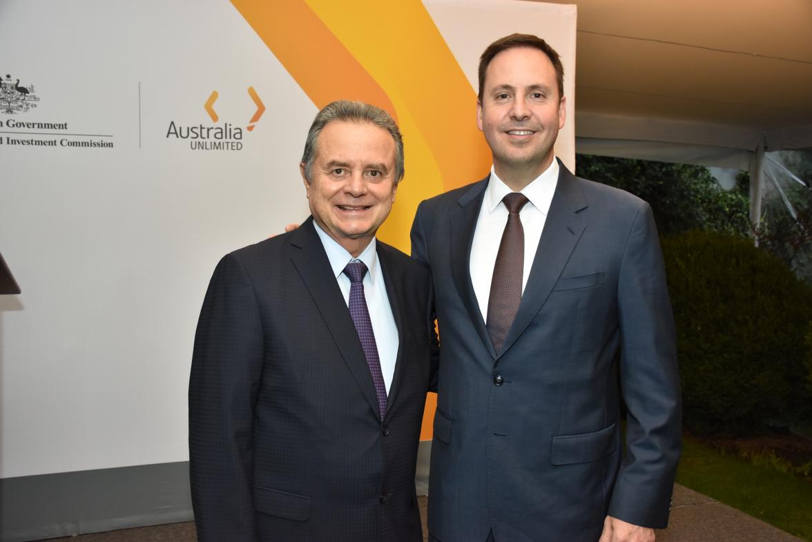 Minister for Energy Pedro Joaquin Coldwell and Minister Ciobo.