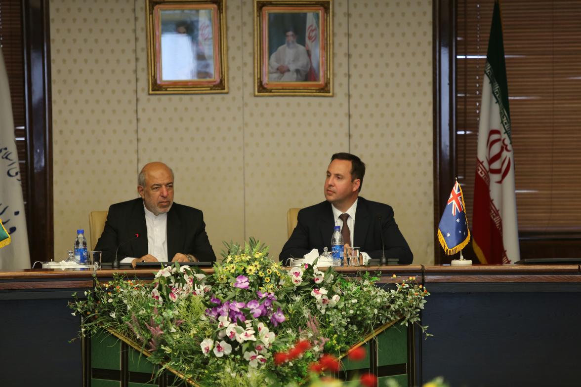 Minister Ciobo met with the Minister for Energy Hamid Chitchian.