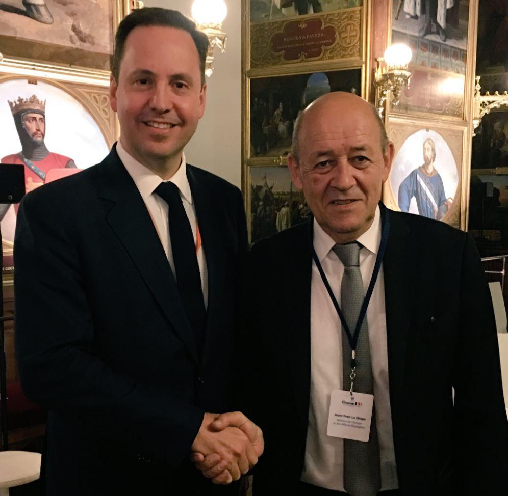 Meeting with Minister for Europe and Foreign Affairs, Jean­Yves Le Drian