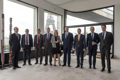 The Hon Steven Ciobo MP meeting with major private equity and financial services investors at the residence of the Australian Ambassador to France on Tuesday 29th May, 2018.