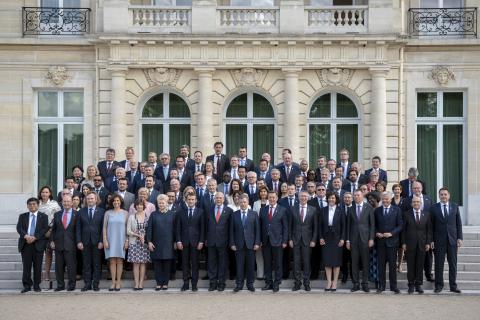 OECD MCM Family Photo in Paris on 30th May 2018.