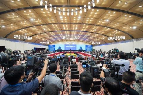 APEC Ministers Responsible for Trade meeting – opening session, Hanoi, May 2017. Photo credit: DFAT/Hieu Nguyen